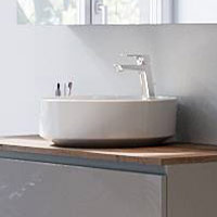 Waschtischfarbe weiß