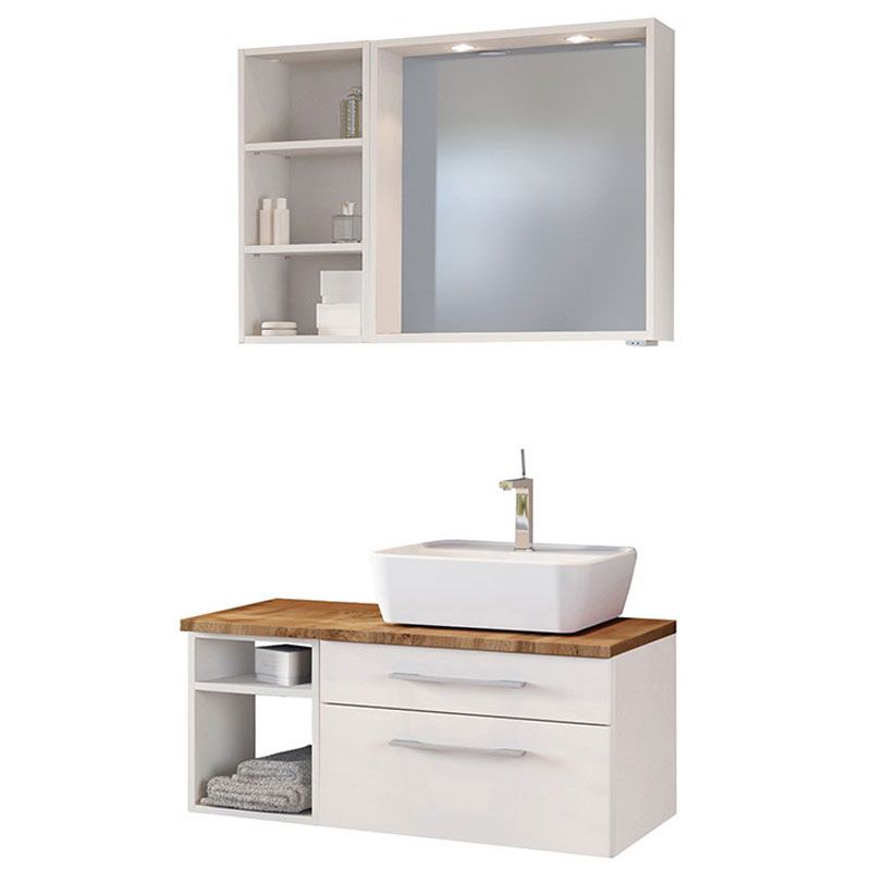 Held Möbel Davos Badmöbel Set