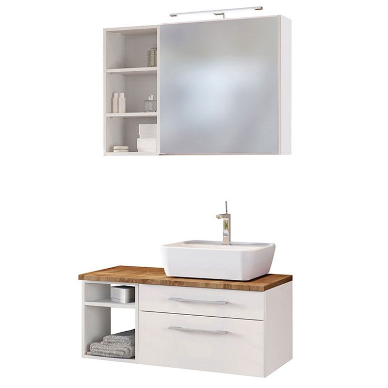 Held Möbel Davos Badmöbel Set