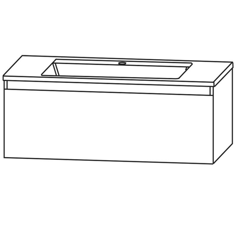 Laguna Spirit Waschtisch mit Unterschrank