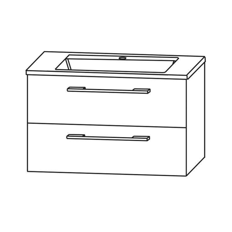 Laguna Spirit Waschtisch mit Unterschrank