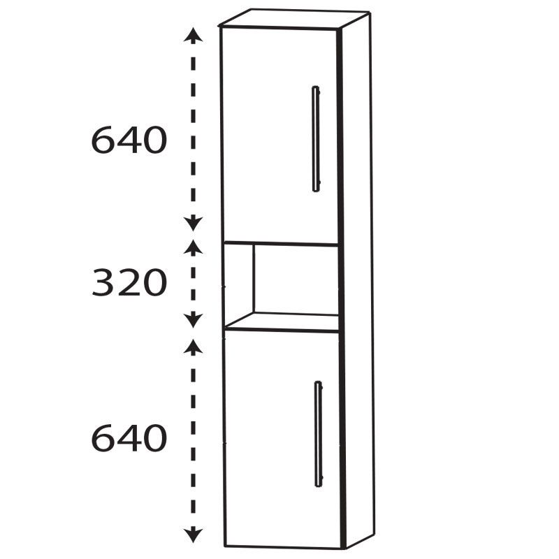 Laguna Ergänzungsschrank Hochschrank