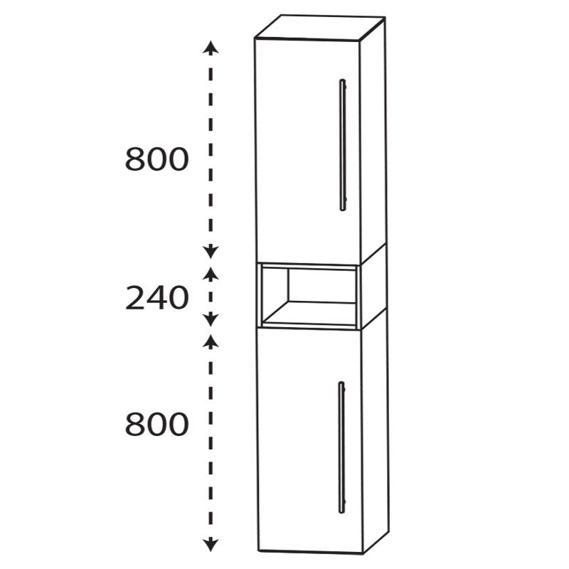 Laguna Ergänzungsschrank Hochschrank