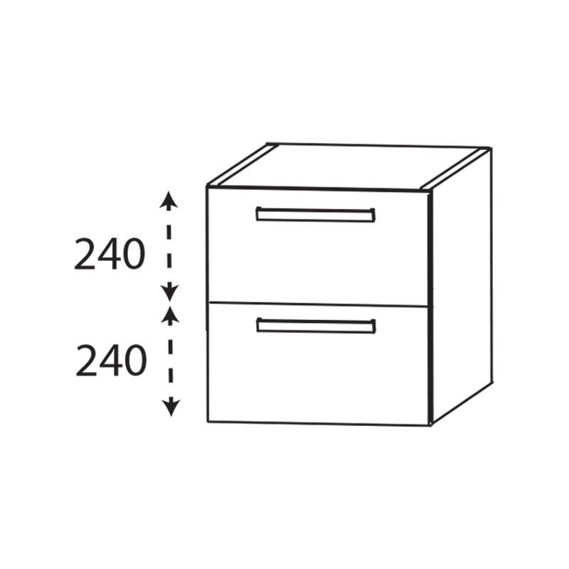 Laguna Platino 2.0 Plattenunterschrank