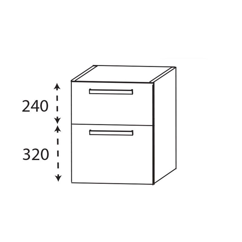 Laguna Platino 2.0 Plattenunterschrank