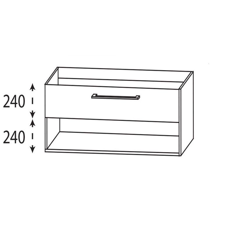 Laguna Platino 2.0 Waschtischunterschrank