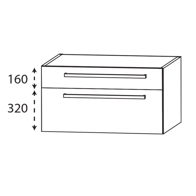 Laguna Platino 2.0 Waschtischunterschrank