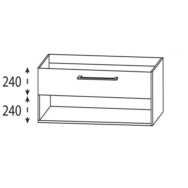 Laguna Platino 2.0 Waschtischunterschrank
