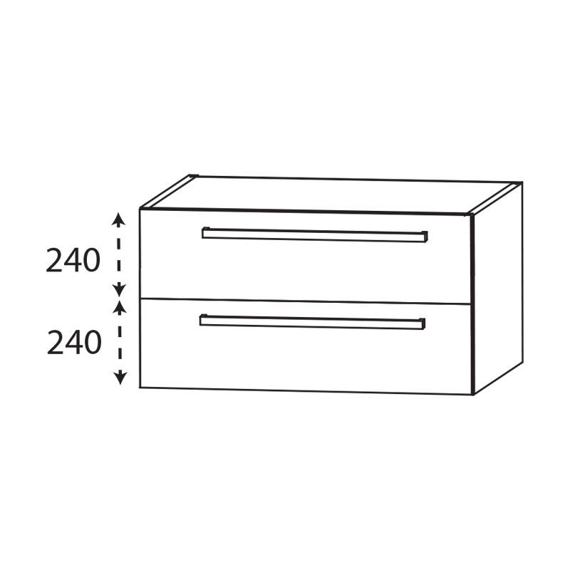 Laguna Platino 2.0 Waschtischunterschrank