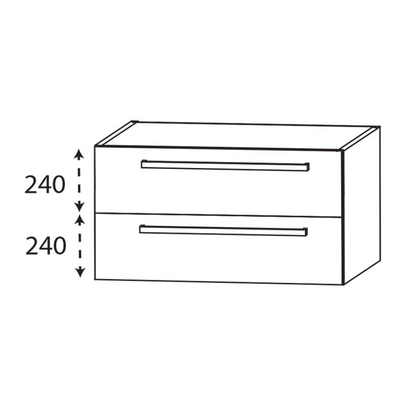 Laguna Platino 2.0 Waschtischunterschrank