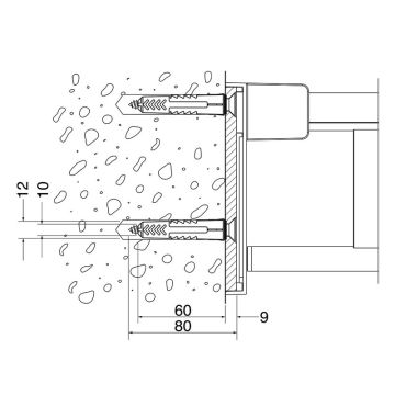 Avenarius Free Living Befestigungs-Set für Stützklappgriffe
