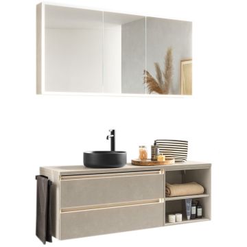 Badea Pure Badmöbel Set 28 - 140,4 cm