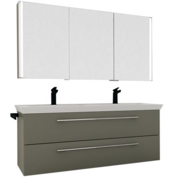 b collection b brace Badmöbel Set - 126 cm, Spiegelschrank