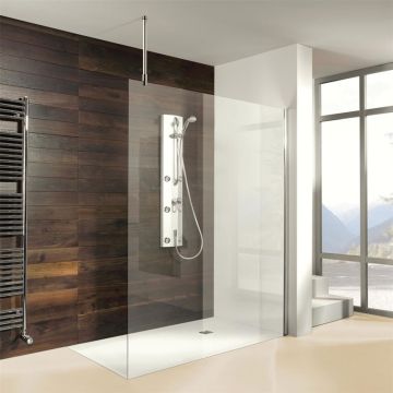 Breuer Entra Walk In Dusche - Duschwand alleinstehend 100 cm Ambiente 1