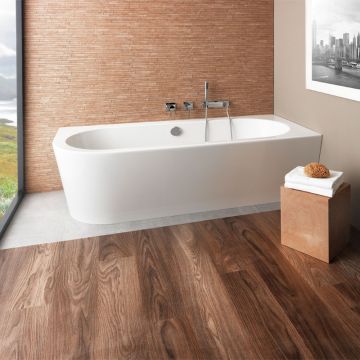 badshop.de Premium Design Eck-Badewanne - 180 Oval F Links Ambiente