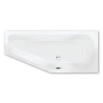 badshop.de Classic Eck-Badewanne - 160 / 75 asymmetrisch links