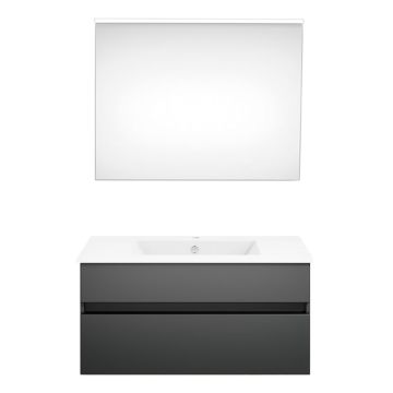 badshop.de Aurora Badmöbel Set 5 - 92 cm, Bad Set