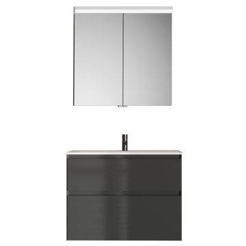 Burgbad Accura Badmöbel Set 82 cm