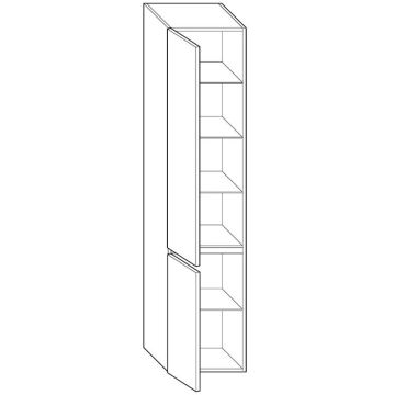 Burgbad Accura Hochschrank 40 cm Skizze
