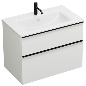 Burgbad Eqio Waschtisch mit Unterschrank Slim Set 2 - 82 cm