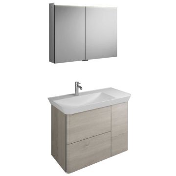 Burgbad Iveo Badmöbel-Set 23 Mineralguss