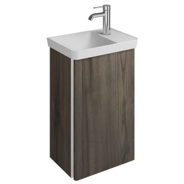 Burgbad Iveo Gäste Bad Waschtisch mit Unterschrank Links