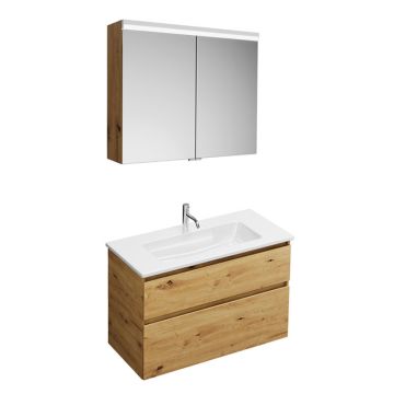 Burgbad LIN20 Badmöbel Set 93 cm