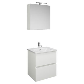 Burgbad Rocio Badmöbel Set 60 cm Weiß Matt
