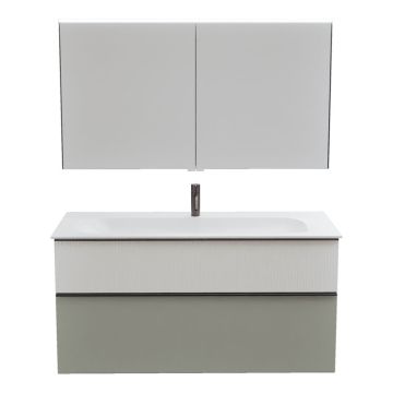 Burgbad Fiumo 2.0 Badmöbel Set - 122 cm