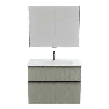 Burgbad Fiumo 2.0 Badmöbel Set - 82 cm