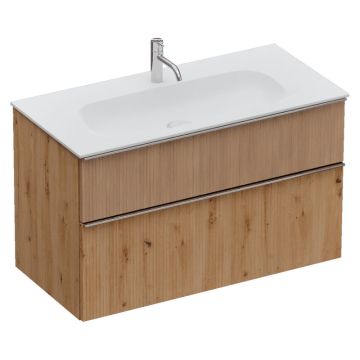 Burgbad Fiumo 2.0 Waschtisch mit Unterschrank Set - 102 cm