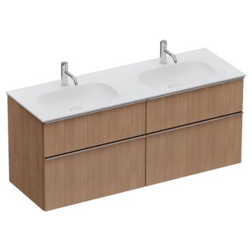 Burgbad Fiumo 2.0 Waschtisch mit Unterschrank Set - 142 cm