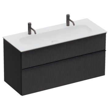 Burgbad Fiumo 2.0 Waschtisch mit Unterschrank Set - 122 cm