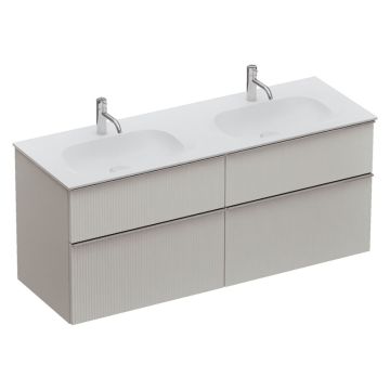 Burgbad Fiumo 2.0 Waschtisch mit Unterschrank Set - 142 cm