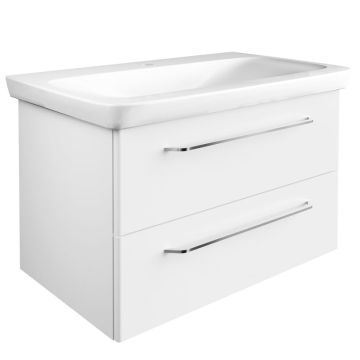 Fackelmann Milano Waschtisch mit Unterschrank - 88,5 cm