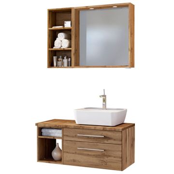 Held Möbel Davos Badmöbel Set 9 - 90 cm