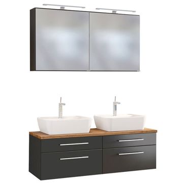 Held Möbel Davos Badmöbel Set 35 - 120 cm