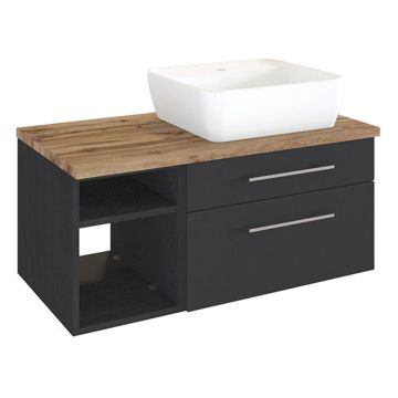 Held Möbel Davos Waschtisch mit Unterschrank - 90 cm