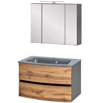 Held Möbel Kopenhagen Badmöbel Set 80 cm