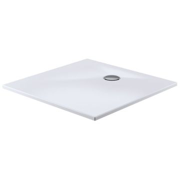 HSK Duschwanne Quadrat-Duschwanne 80x80 - plan, Marmor-Polymer