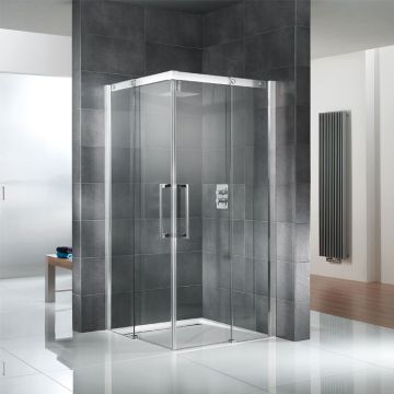 HSK K2P Gleittür mit Eckeinstieg 90 cm