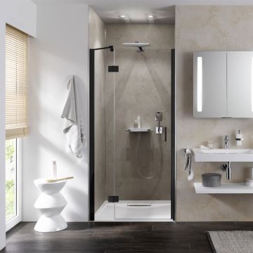 HSK Aperto Duschtür für Nische - pendelbare Drehtür an Nebenteil