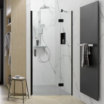 HSK Aperto Pro Duschtür für Nische - pendelbare Drehtür an Nebenteil