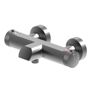 HSK Shower und Co Wannenarmatur / Aufputz-Thermostat AquaXPro Rund, Gunmetal geb