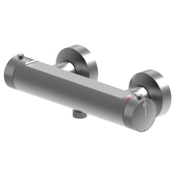 HSK Shower und Co Duscharmatur / Aufputz-Thermostat AquaXPro Rund, Gunmetal gebü