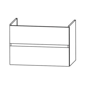 Laguna Waschtischunterschrank 60 cm Skizze