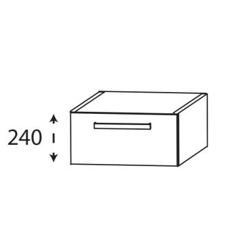 Laguna Platino 2.0 Unterschrank - 70 cm, Skizze