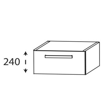 Laguna Platino 2.0 Unterschrank - 90 cm, Skizze