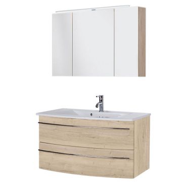 Marlin Bad 3040 - CITYplus Badmöbel Set 10 - 91 cm