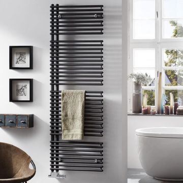 Nordholm  Röhrenheizkörper Neckar - 1454mm x 596mm, Anthrazit Ambiente